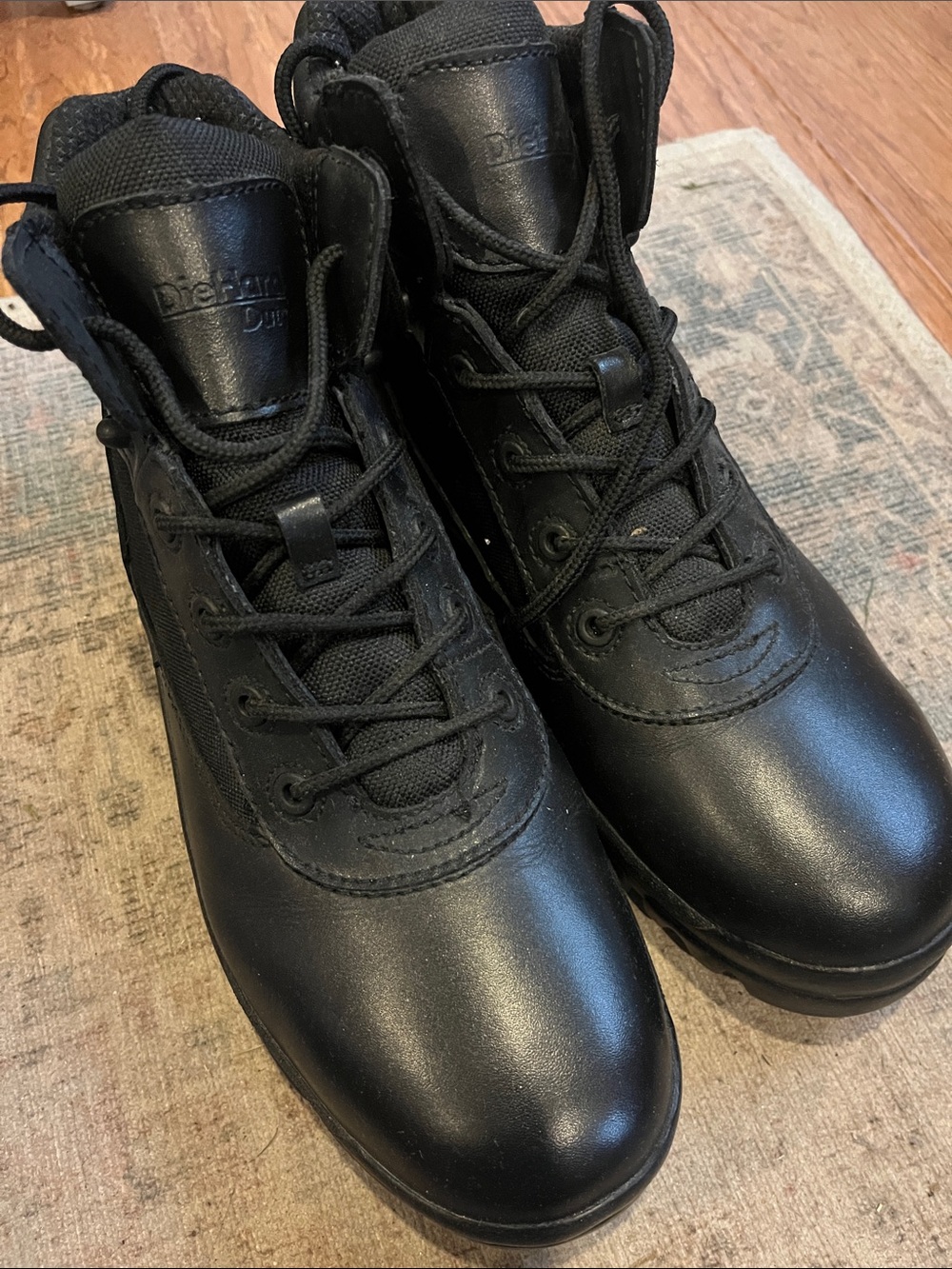 Dickies Black Lace-Up Work Boots